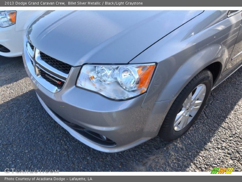 Billet Silver Metallic / Black/Light Graystone 2013 Dodge Grand Caravan Crew