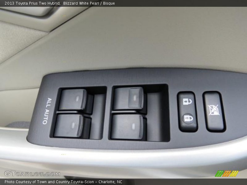 Blizzard White Pearl / Bisque 2013 Toyota Prius Two Hybrid