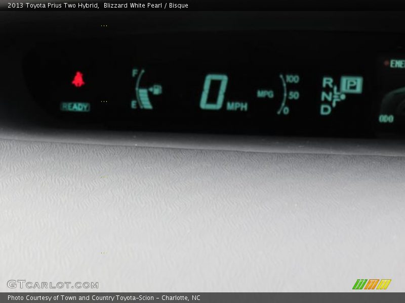 Blizzard White Pearl / Bisque 2013 Toyota Prius Two Hybrid