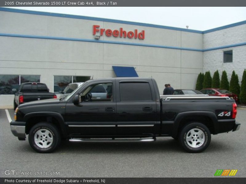 Black / Tan 2005 Chevrolet Silverado 1500 LT Crew Cab 4x4