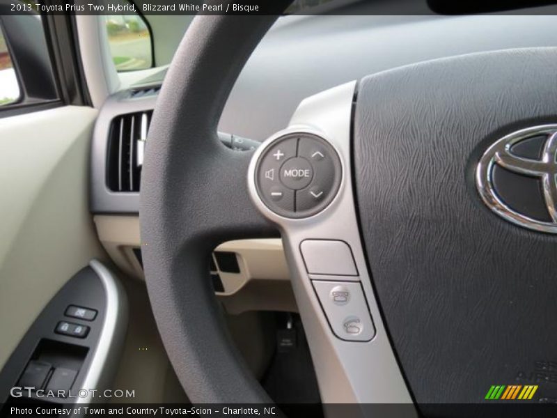 Controls of 2013 Prius Two Hybrid