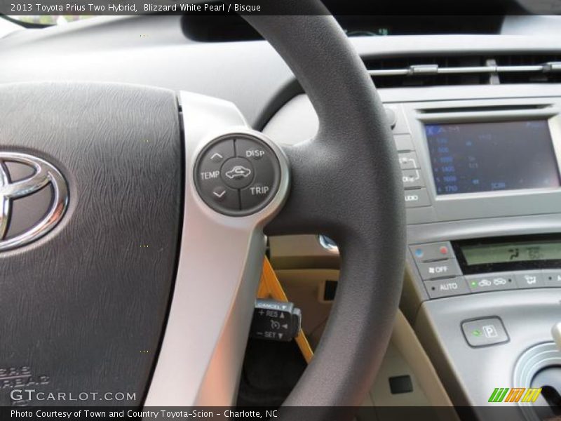 Controls of 2013 Prius Two Hybrid