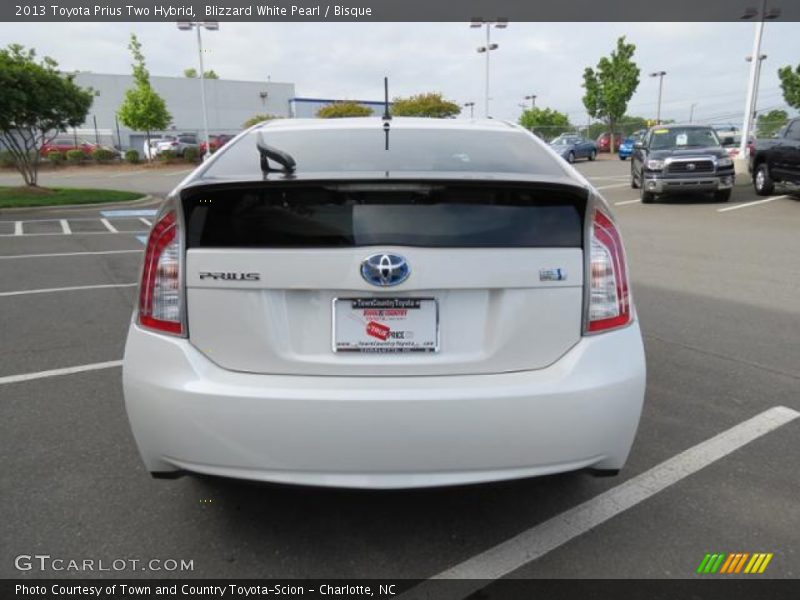 Blizzard White Pearl / Bisque 2013 Toyota Prius Two Hybrid