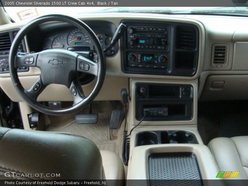Black / Tan 2005 Chevrolet Silverado 1500 LT Crew Cab 4x4
