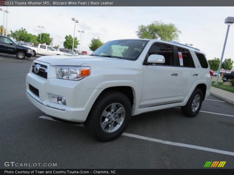 Blizzard White Pearl / Black Leather 2013 Toyota 4Runner SR5