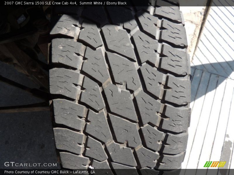 Summit White / Ebony Black 2007 GMC Sierra 1500 SLE Crew Cab 4x4