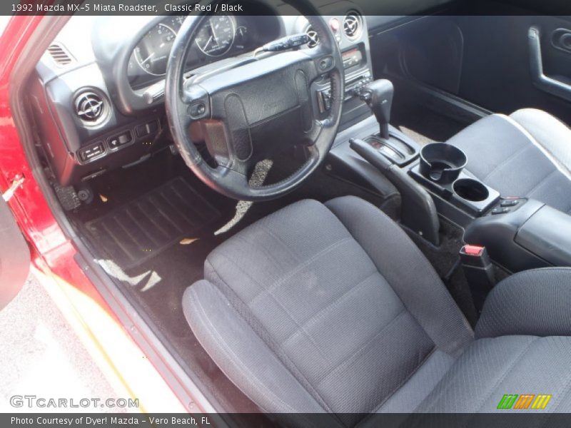  1992 MX-5 Miata Roadster Black Interior