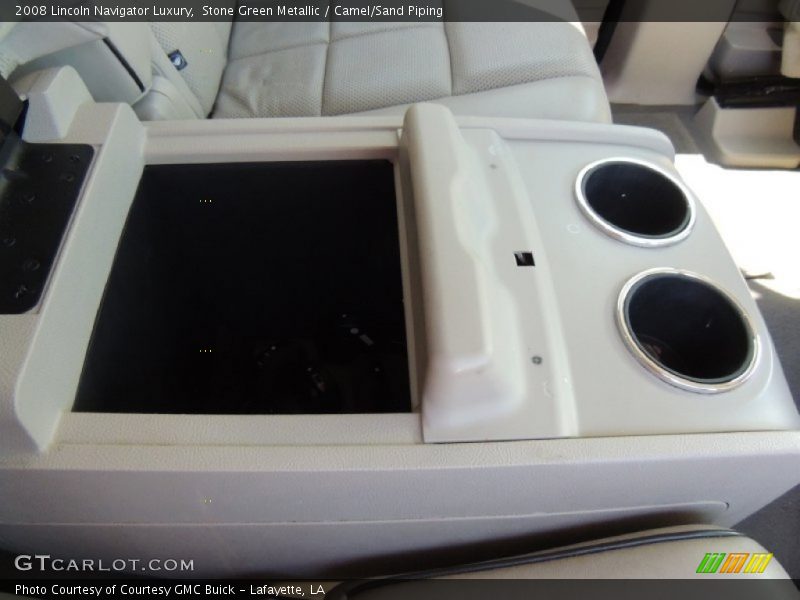 Stone Green Metallic / Camel/Sand Piping 2008 Lincoln Navigator Luxury