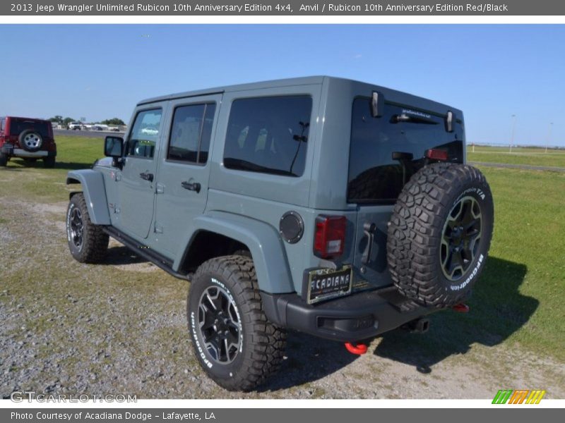 Anvil / Rubicon 10th Anniversary Edition Red/Black 2013 Jeep Wrangler Unlimited Rubicon 10th Anniversary Edition 4x4