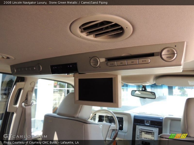 Stone Green Metallic / Camel/Sand Piping 2008 Lincoln Navigator Luxury