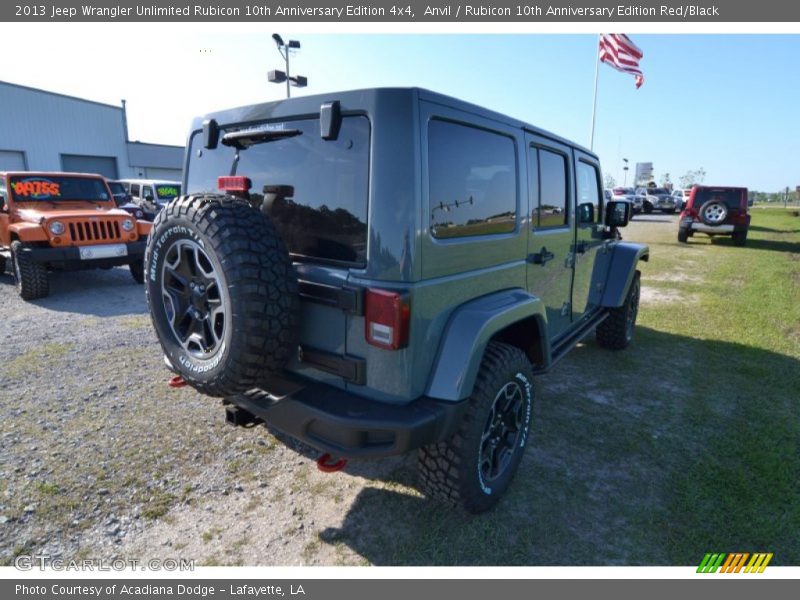 Anvil / Rubicon 10th Anniversary Edition Red/Black 2013 Jeep Wrangler Unlimited Rubicon 10th Anniversary Edition 4x4