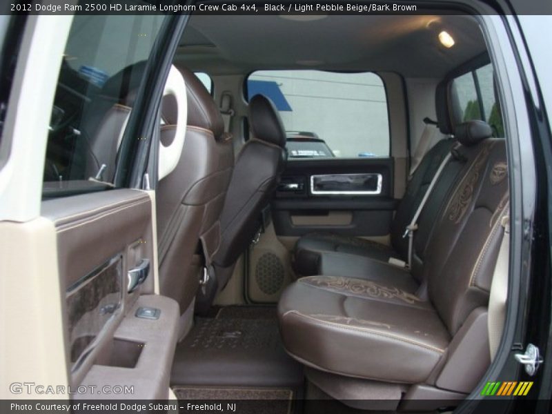 Black / Light Pebble Beige/Bark Brown 2012 Dodge Ram 2500 HD Laramie Longhorn Crew Cab 4x4