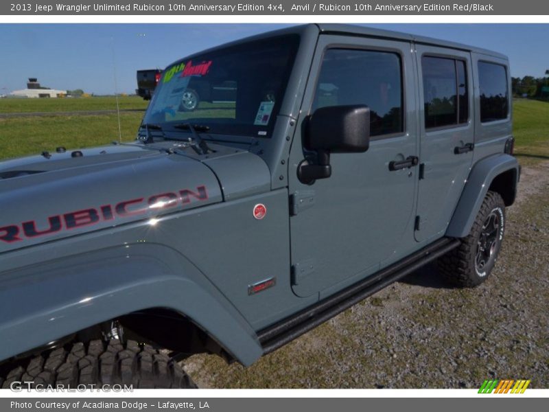Anvil / Rubicon 10th Anniversary Edition Red/Black 2013 Jeep Wrangler Unlimited Rubicon 10th Anniversary Edition 4x4