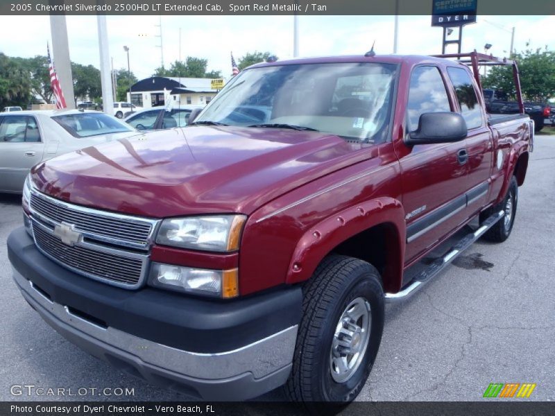 Sport Red Metallic / Tan 2005 Chevrolet Silverado 2500HD LT Extended Cab