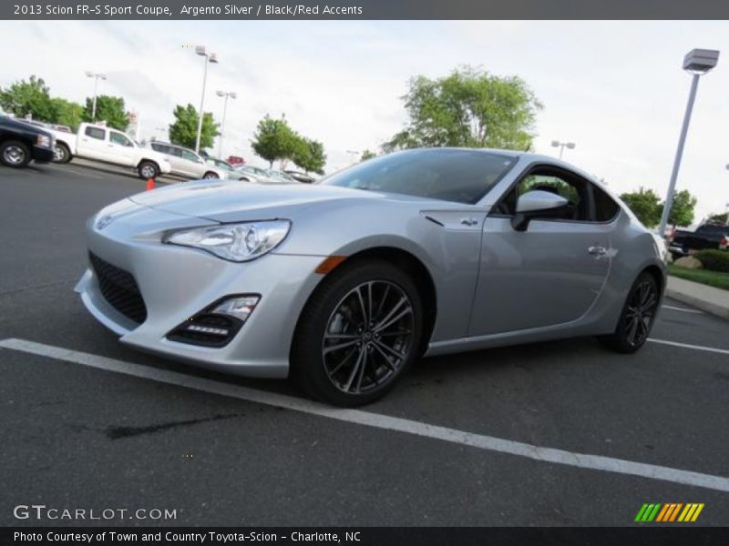 Argento Silver / Black/Red Accents 2013 Scion FR-S Sport Coupe