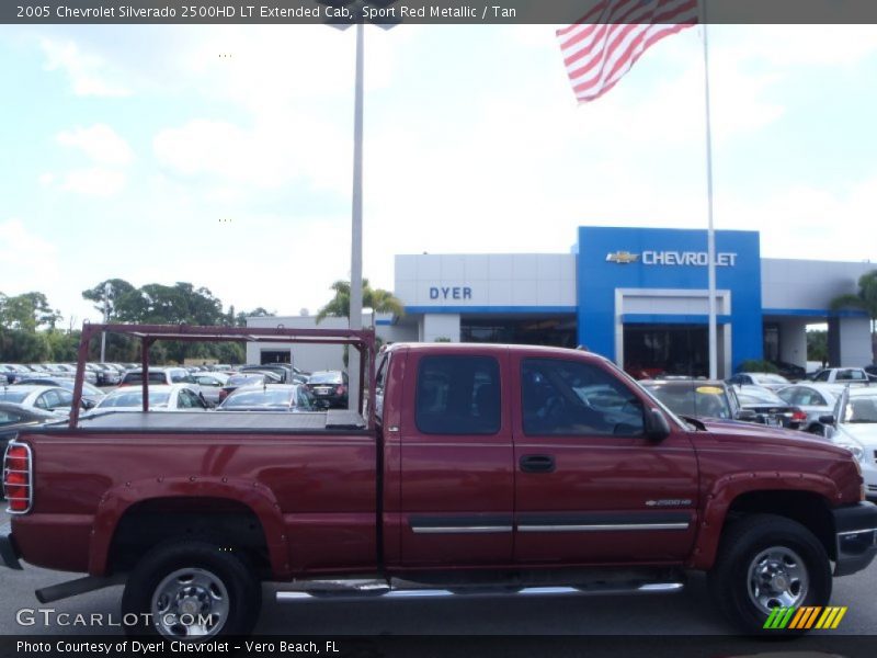 Sport Red Metallic / Tan 2005 Chevrolet Silverado 2500HD LT Extended Cab