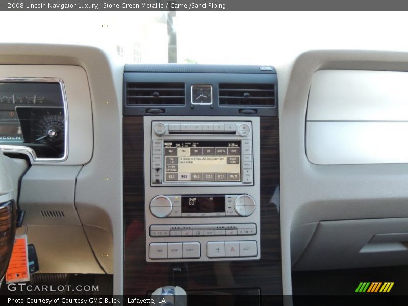 Stone Green Metallic / Camel/Sand Piping 2008 Lincoln Navigator Luxury