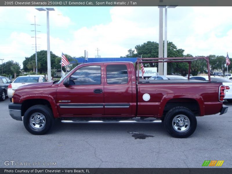Sport Red Metallic / Tan 2005 Chevrolet Silverado 2500HD LT Extended Cab
