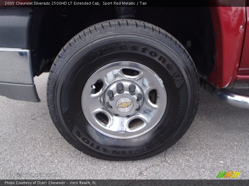 Sport Red Metallic / Tan 2005 Chevrolet Silverado 2500HD LT Extended Cab