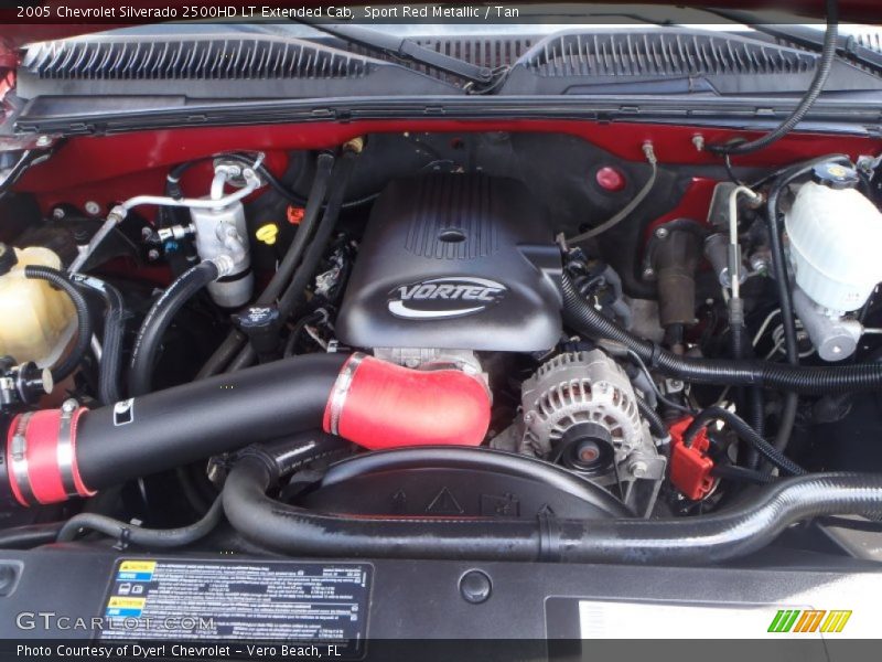 Sport Red Metallic / Tan 2005 Chevrolet Silverado 2500HD LT Extended Cab