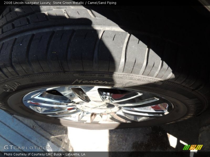 Stone Green Metallic / Camel/Sand Piping 2008 Lincoln Navigator Luxury