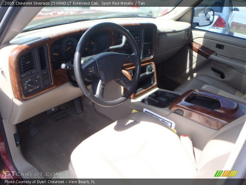 Sport Red Metallic / Tan 2005 Chevrolet Silverado 2500HD LT Extended Cab