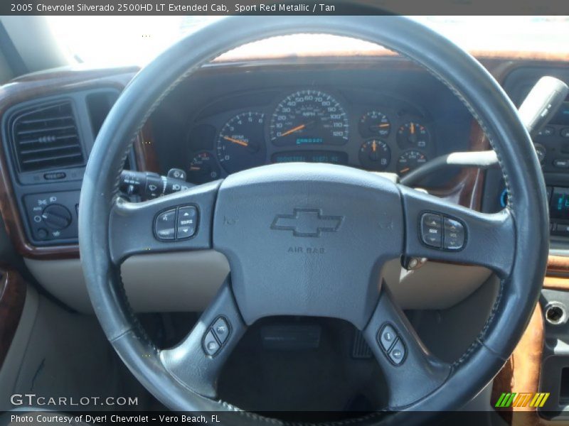 Sport Red Metallic / Tan 2005 Chevrolet Silverado 2500HD LT Extended Cab