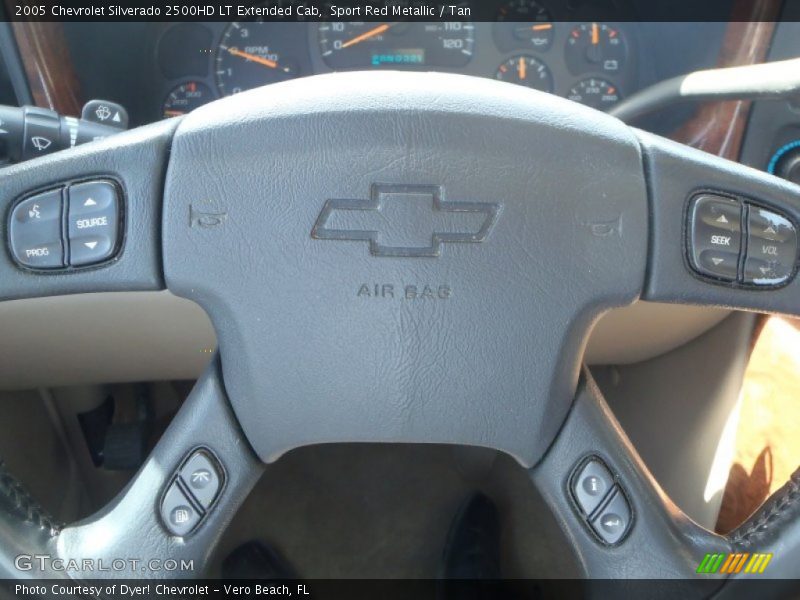Sport Red Metallic / Tan 2005 Chevrolet Silverado 2500HD LT Extended Cab