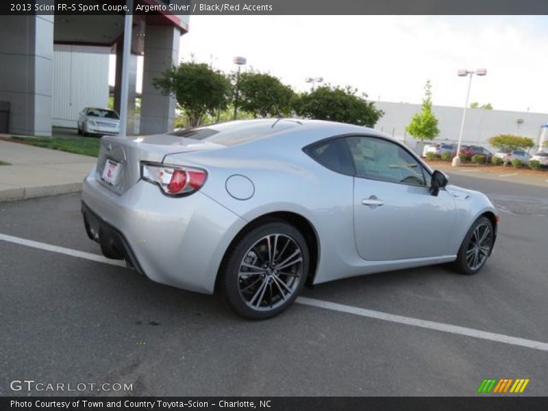 Argento Silver / Black/Red Accents 2013 Scion FR-S Sport Coupe