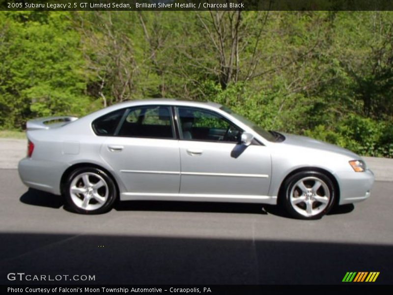Brilliant Silver Metallic / Charcoal Black 2005 Subaru Legacy 2.5 GT Limited Sedan