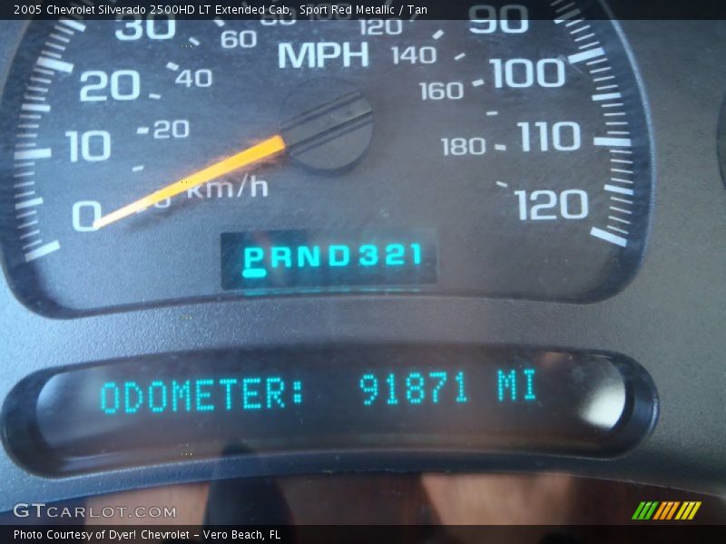 Sport Red Metallic / Tan 2005 Chevrolet Silverado 2500HD LT Extended Cab