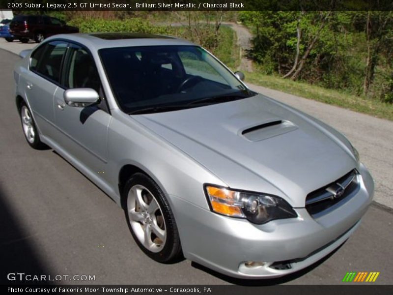 Brilliant Silver Metallic / Charcoal Black 2005 Subaru Legacy 2.5 GT Limited Sedan