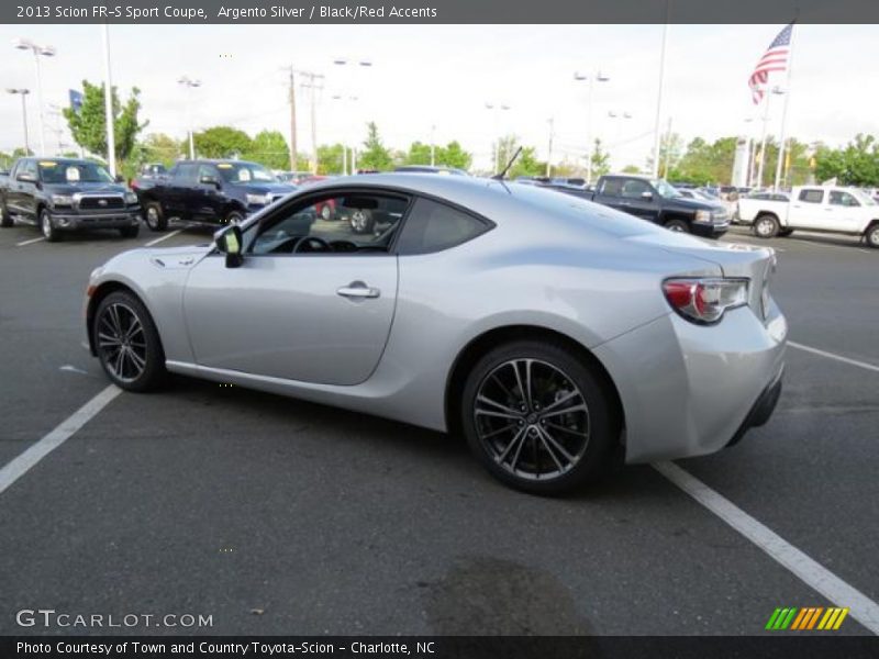 Argento Silver / Black/Red Accents 2013 Scion FR-S Sport Coupe