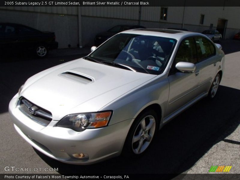 Brilliant Silver Metallic / Charcoal Black 2005 Subaru Legacy 2.5 GT Limited Sedan