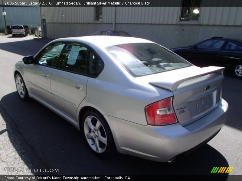 Brilliant Silver Metallic / Charcoal Black 2005 Subaru Legacy 2.5 GT Limited Sedan