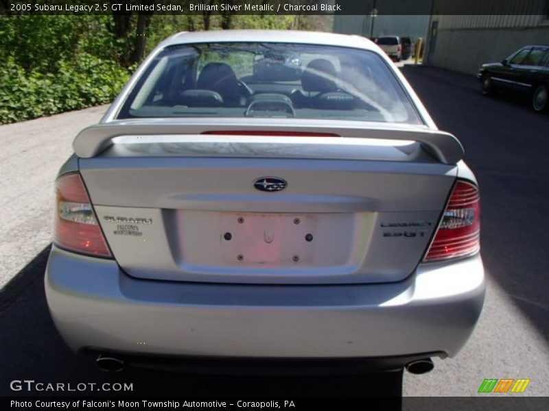 Brilliant Silver Metallic / Charcoal Black 2005 Subaru Legacy 2.5 GT Limited Sedan