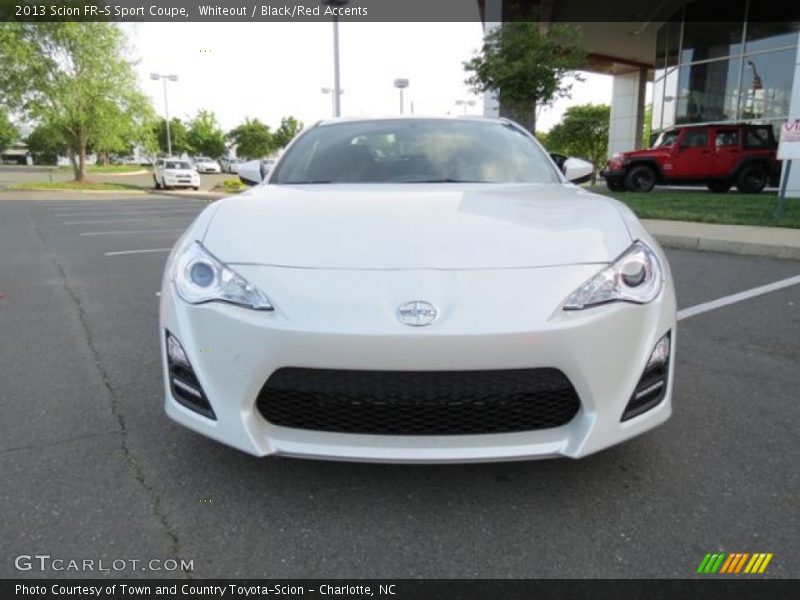 Whiteout / Black/Red Accents 2013 Scion FR-S Sport Coupe