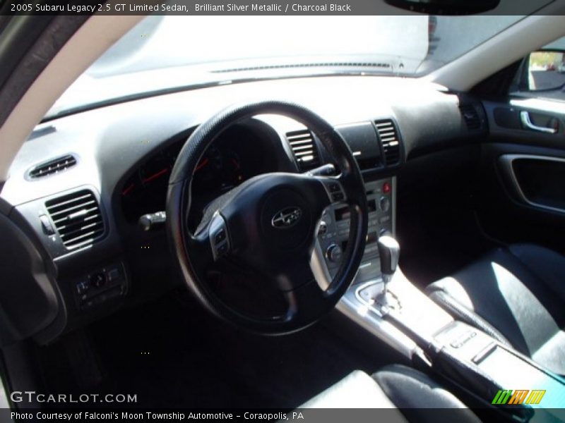 Brilliant Silver Metallic / Charcoal Black 2005 Subaru Legacy 2.5 GT Limited Sedan