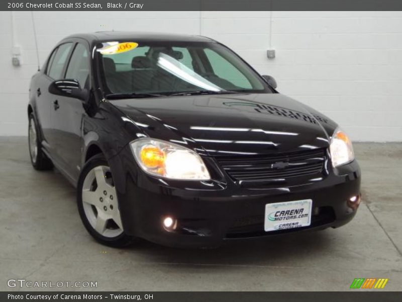 Black / Gray 2006 Chevrolet Cobalt SS Sedan