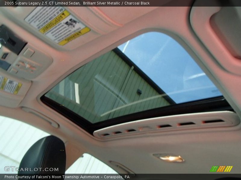 Brilliant Silver Metallic / Charcoal Black 2005 Subaru Legacy 2.5 GT Limited Sedan