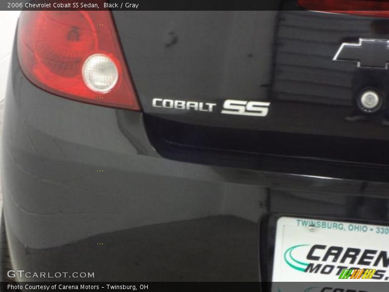 Black / Gray 2006 Chevrolet Cobalt SS Sedan