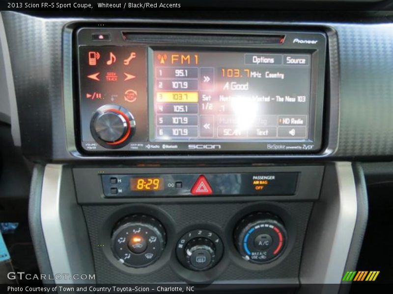 Controls of 2013 FR-S Sport Coupe