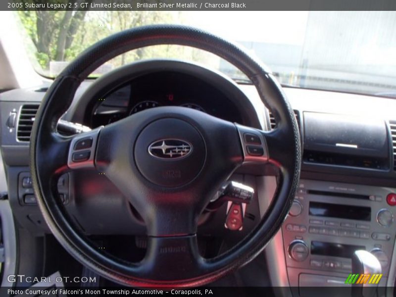 Brilliant Silver Metallic / Charcoal Black 2005 Subaru Legacy 2.5 GT Limited Sedan