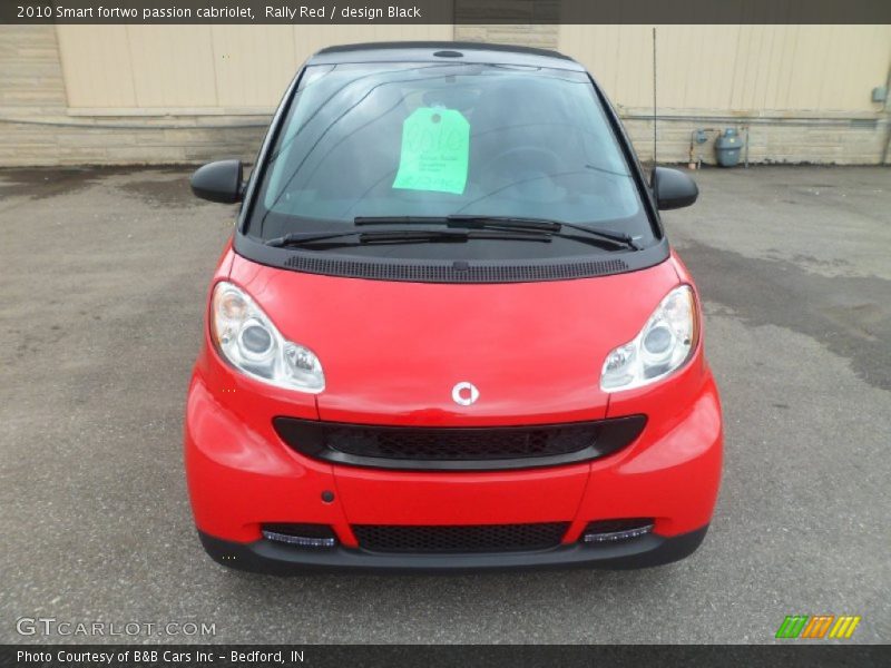 Rally Red / design Black 2010 Smart fortwo passion cabriolet