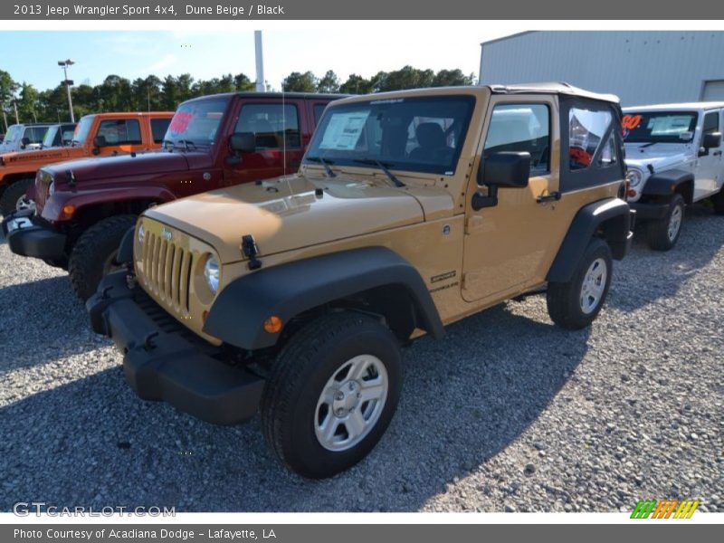 Dune Beige / Black 2013 Jeep Wrangler Sport 4x4