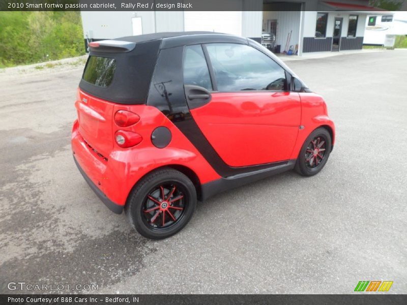 Rally Red / design Black 2010 Smart fortwo passion cabriolet