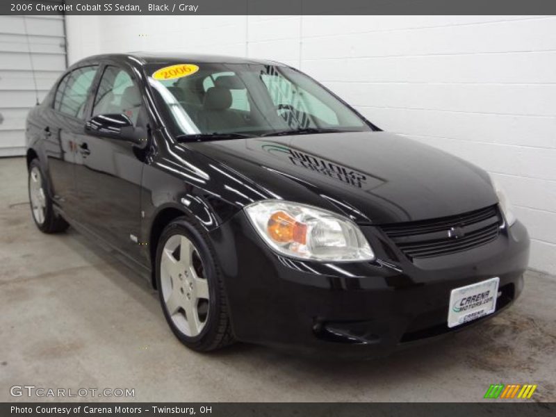 Black / Gray 2006 Chevrolet Cobalt SS Sedan