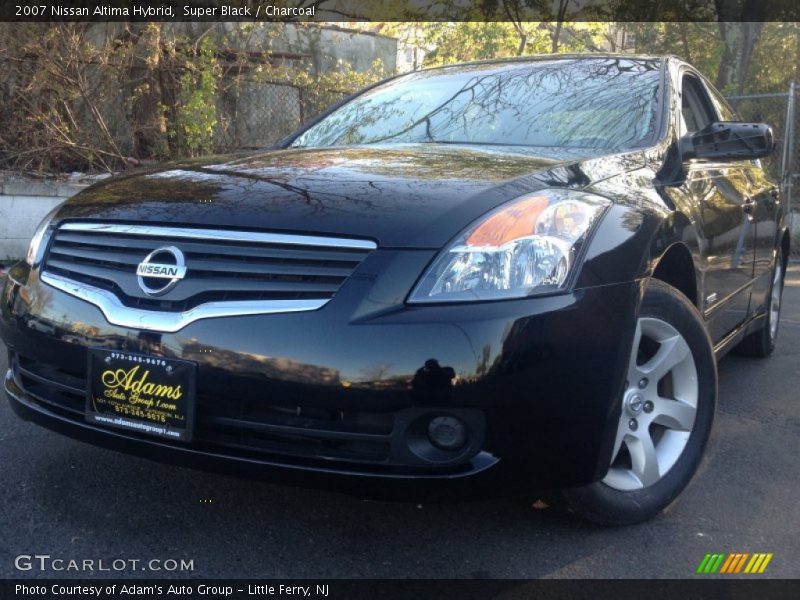 Super Black / Charcoal 2007 Nissan Altima Hybrid