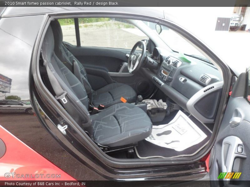  2010 fortwo passion cabriolet design Black Interior