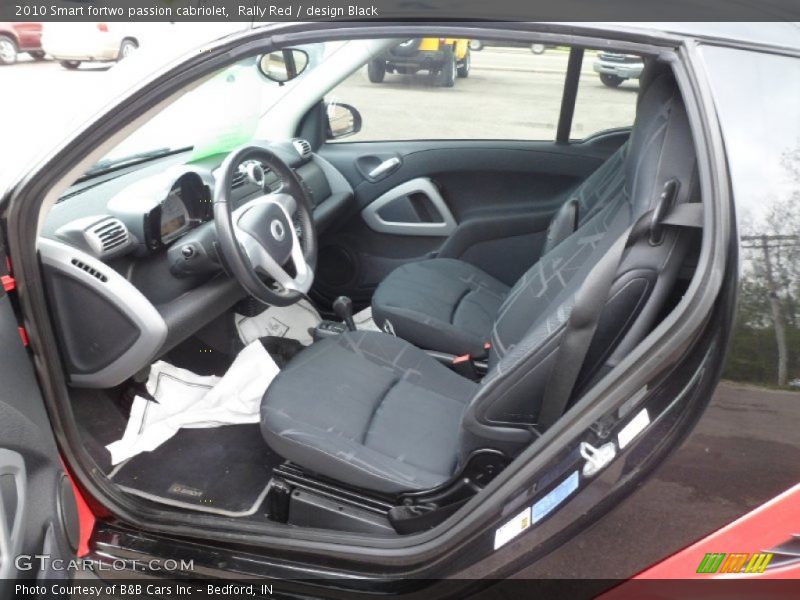  2010 fortwo passion cabriolet design Black Interior
